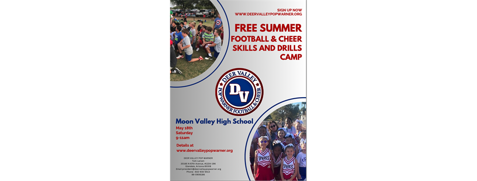 Free Football Camp. 5/18